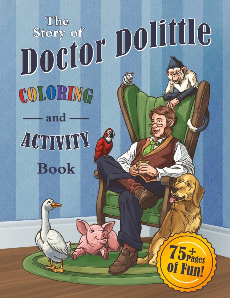 The Story of Doctor Dolittle Coloring and Activity Book cover